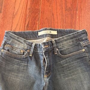 Joe's Jeans Women's Straight Leg Medium Blue Denim cropped